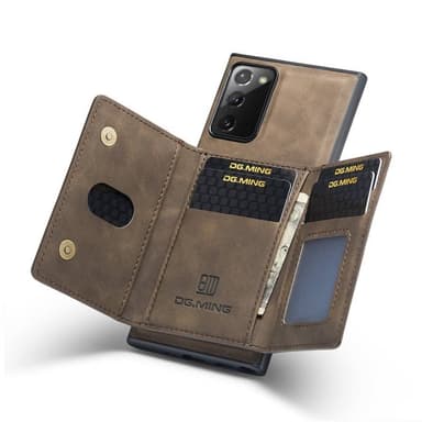 DG-Ming M2 kuori Samsung Galaxy Note 20 - Coffee