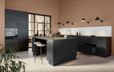Epoq Edge Black Ash kulmakaapin ovi keittiöön 92 cm