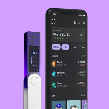 Ledger Nano X - Cosmic Purple