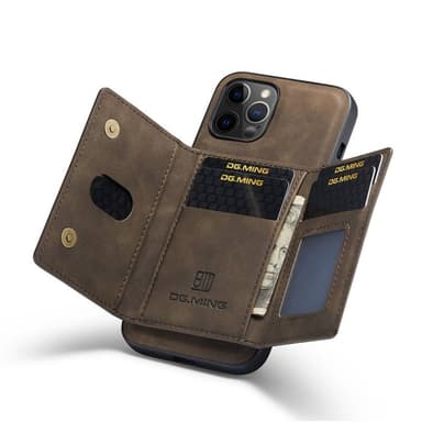 DG-Ming M2 kuori Apple iPhone 12 Pro - Coffee