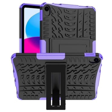 Iskunkestävä kuori jalustalla Apple iPad 10.9 (2022) - Violetti