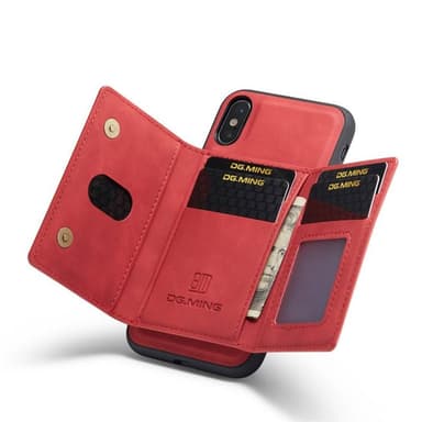 DG-Ming M2 kuori Apple iPhone X/XS - Punainen