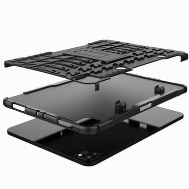 Iskunkestävä kuori jalustalla Apple iPad Pro 11 (2022) - Musta