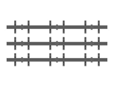 Multibrackets 5013 kyltin näyttökiinnike 165,1 cm (65") Musta