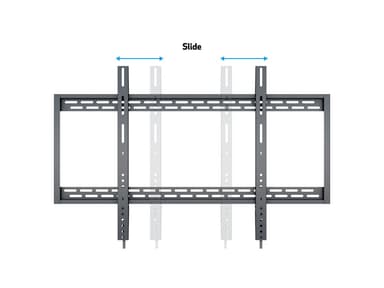 Multibrackets 8823 TV-kiinnike 2,54 m (100") Musta