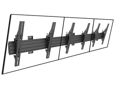 Multibrackets 4078 kyltin näyttökiinnike 165,1 cm (65") Musta