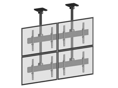 Multibrackets 3552 kyltin näyttökiinnike 165,1 cm (65") Musta