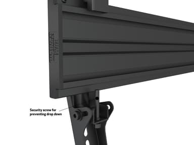 Multibrackets 8458 kyltin näyttökiinnike 165,1 cm (65") Musta