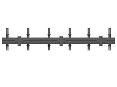Multibrackets 4078 kyltin näyttökiinnike 165,1 cm (65") Musta