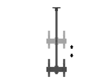 Multibrackets 8892 kyltin näyttökiinnike 165,1 cm (65") Musta