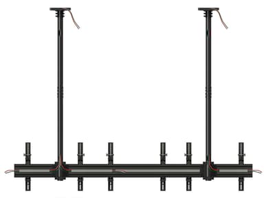 Multibrackets 3477 kyltin näyttökiinnike 165,1 cm (65") Musta