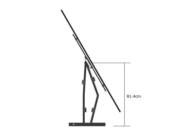 Multibrackets 6546 TV-kiinnike 2,03 m (80") Musta