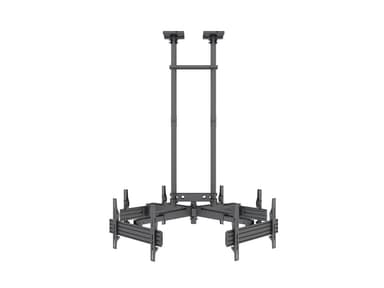 Multibrackets 8878 kyltin näyttökiinnike 190,5 cm (75") Musta