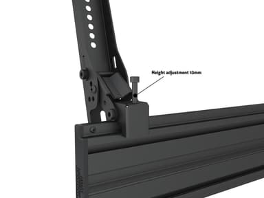 Multibrackets 3460 kyltin näyttökiinnike 165,1 cm (65") Musta