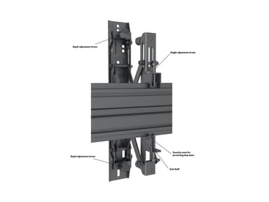 Multibrackets 5020 kyltin näyttökiinnike 139,7 cm (55") Musta