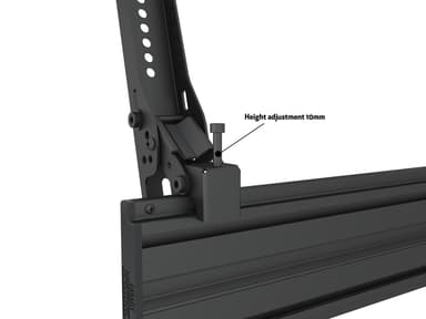 Multibrackets 6898 kyltin näyttökiinnike 177,8 cm (70") Musta