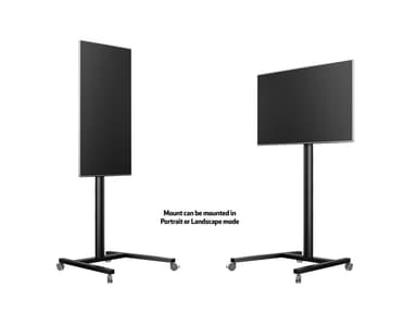 Multibrackets 0643 kyltin näyttökiinnike 160 cm (63") Musta