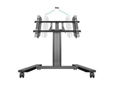 Multibrackets 6812 kyltin näyttökiinnike 139,7 cm (55") Musta