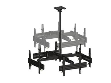 Multibrackets 3538 kyltin näyttökiinnike 165,1 cm (65") Musta