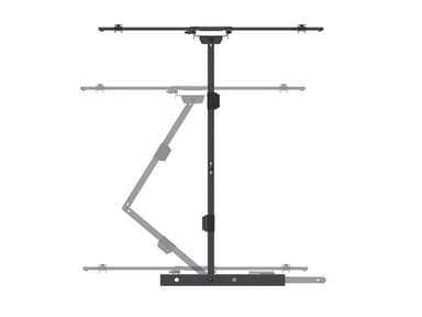 Multibrackets 6539 TV-kiinnike 190,5 cm (75") Musta