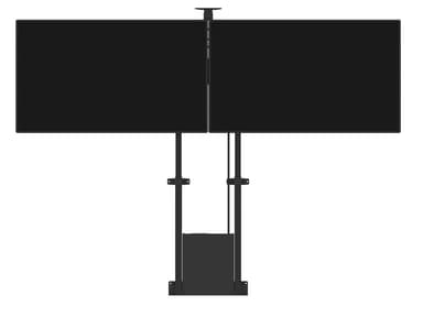 Multibrackets 8991 monitorin kiinnike ja jalusta 165,1 cm (65") Musta