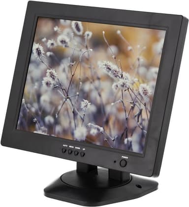 12,1"" TFT-värinäyttö, 800x600, VGA, 12V, musta