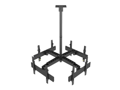 Multibrackets 3538 kyltin näyttökiinnike 165,1 cm (65") Musta