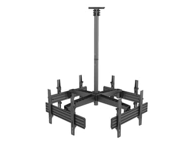 Multibrackets 3538 kyltin näyttökiinnike 165,1 cm (65") Musta