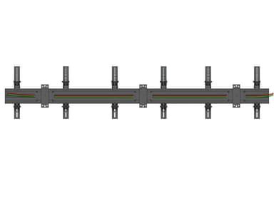 Multibrackets 4078 kyltin näyttökiinnike 165,1 cm (65") Musta