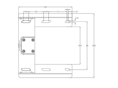 Multibrackets 6214 TV-kiinnike 119,4 cm (47") Musta