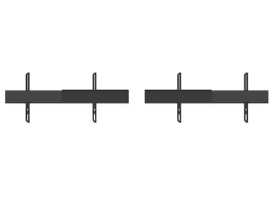 Multibrackets 9004 TV-kiinnike 165,1 cm (65") Musta