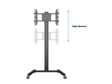 Multibrackets 0643 kyltin näyttökiinnike 160 cm (63") Musta