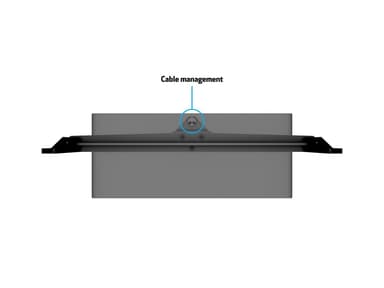 Multibrackets 3057 TV-kiinnike 190,5 cm (75") Musta
