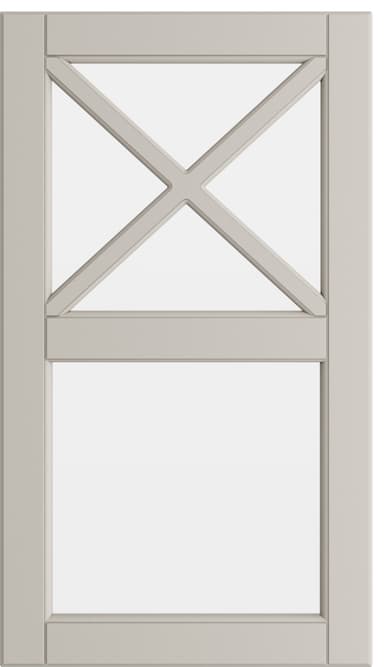 Fasett Mansion Grey Vitriiniovi kokonainen lasi keittiöön 40x70