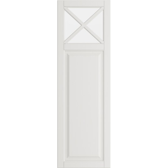 Epoq Fasett Mansion Classic White Vitriiniovi puolik. lasi keittiöön 40x125