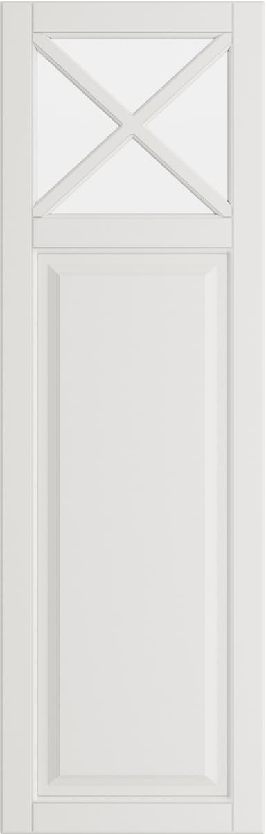 Epoq Fasett Mansion Classic White Vitriiniovi puolik. lasi keittiöön 40x125