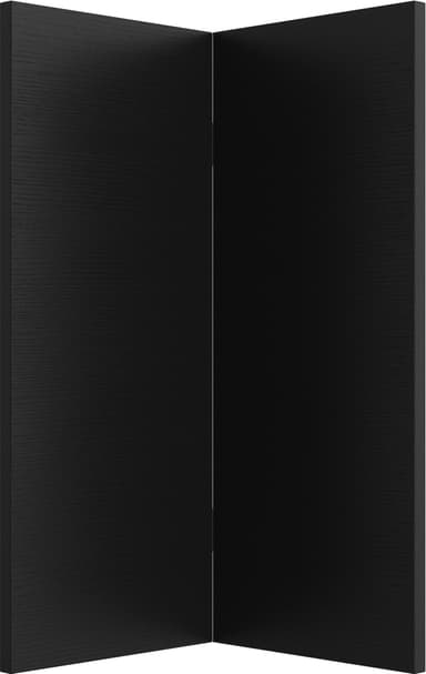 Epoq Edge Black Ash alakaapin kulmaovi keittiöön