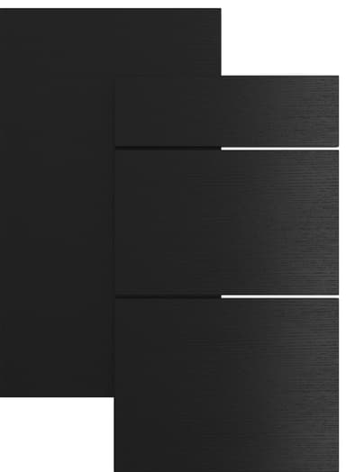 Epoq Edge laatikon etuosa keittiöön 40x26 (Black Ash)