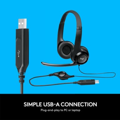 Logitech USB kuulokkeet H390