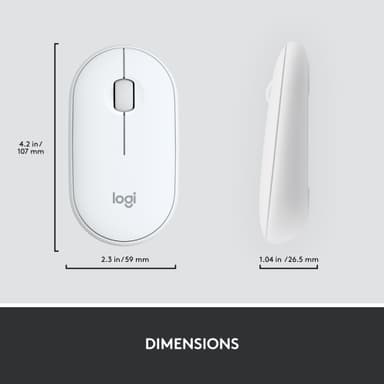 Logitech MK470 Slim Combo hiiri ja näppäimistö (valkoinen)