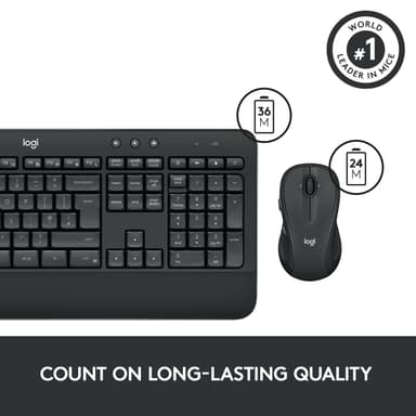 Logitech MK545 näppäimistö ja hiiri