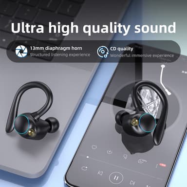 Langaton Bluetooth-kuuloke Musta