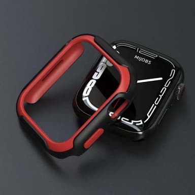 Suojakotelo Silikoni/TPU Punainen 44/45 mm Apple Watch SE/4/5/6/7/8