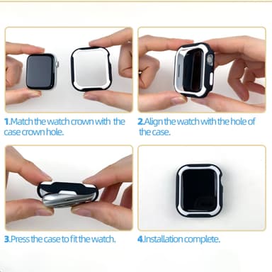 Suojakotelo Silikoni/TPU Tummansininen 40/41 mm Apple Watch SE/4/5/6/7/8