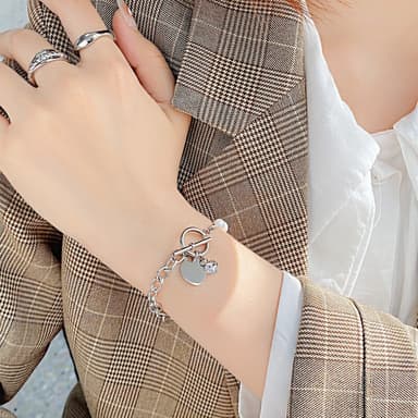 Faux Pearl Heart Rannekoru Hopea