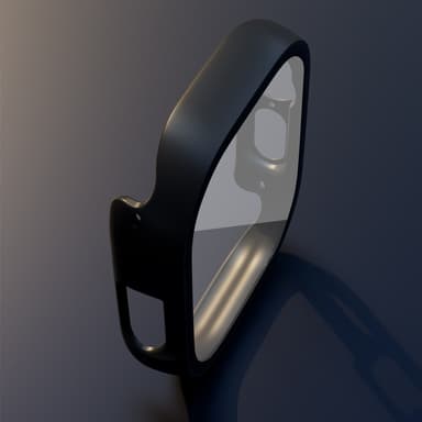 Kotelo sisäänrakennettu karkaistua lasia Musta 49 mm Apple Watch Series 8