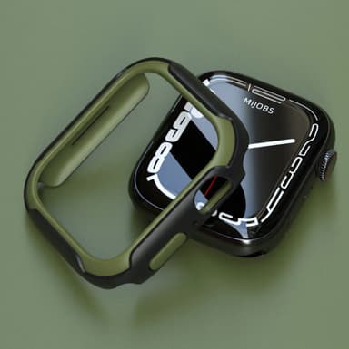 Suojakotelo Silikoni/TPU Vihreä 40/41 mm Apple Watch SE/4/5/6/7/8