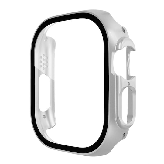 Kotelo sisäänrakennettu karkaistua lasia Hopea Apple Watch Ultra 49 mm