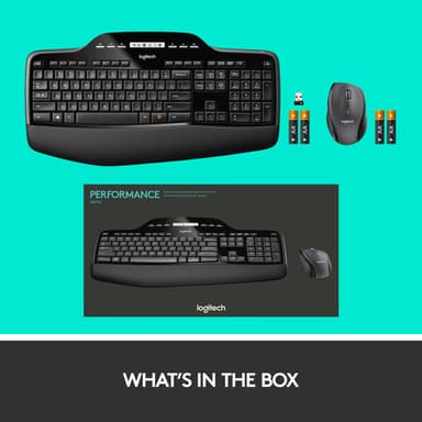 Logitech MK710 näppäimistö ja hiiri