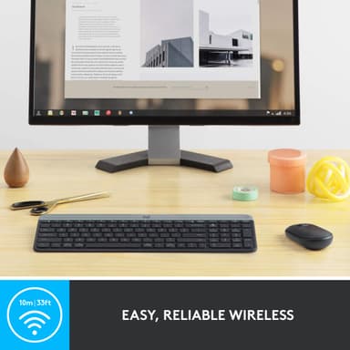 Logitech MK470 Slim Combo hiiri ja näppäimistö (grafiitti)